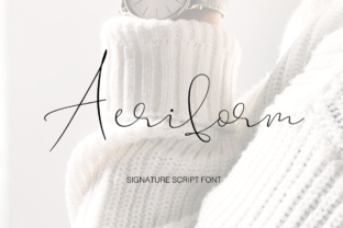 Aeriform: A Classy Calligraphy Font