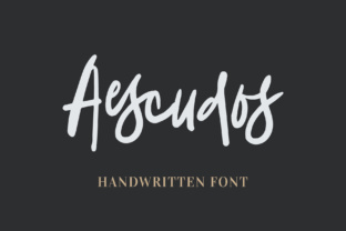 Aescudos: A Handwritten Font for Creative Projects