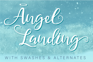Angel Landing: A Feminine Script Font