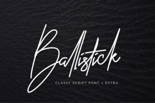 Ballistick: A Classy Script Font