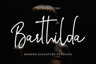 Barthilda: A Stylish Handwritten Typeface for Modern Web Design