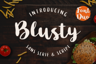 Blusty Duo: A Handwritten Font for Editorial Magic