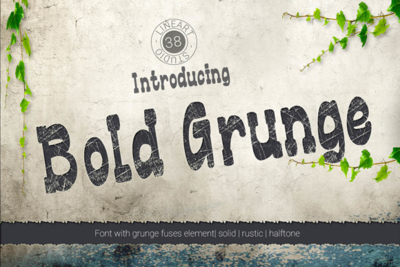 Bold Grunge Typeface: The Secret Weapon for High-Impact Campaigns