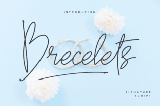 Brecelets: A Beautiful Script Font