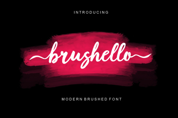 Brushello: A Handmade Font for Business