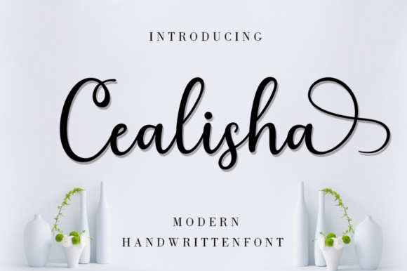 Cealisha Font: A Modern Handwritten Typeface for Branding