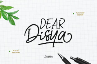 Dear Disya: A Stylish Script Font for Marketers