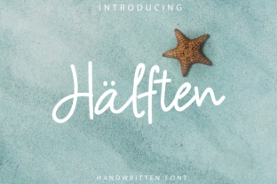 Halften: A Handwritten Font for Creative Campaigns