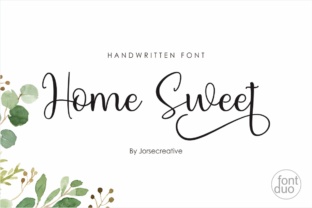 Home Sweet: A Handwritten Font for Web Design
