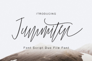 Jummiten: Modern Calligraphy Font