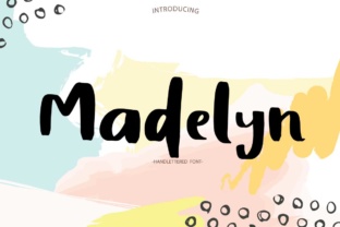 Madelyn Font: Bold Handwritten Style for Crafters