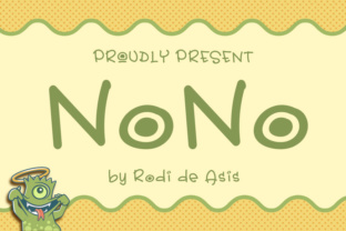 NoNo Font: A Playful Typeface for Handmade Brands