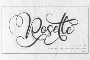 Rosette: A Modern Script Font