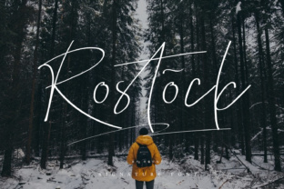 Rostock Duo: A Stylish Script for Designers
