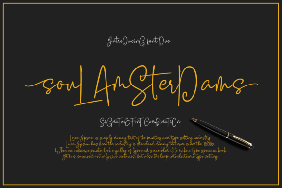 Soul Amsterdams Duo Font Review