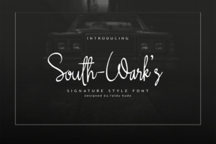 South-Wark s: A Modern Signature Font for Web Headers