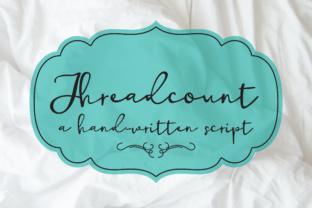 Threadcount: A Script Font for Web Design