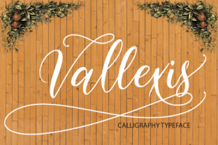 Vallexis: A Feminine Script Font