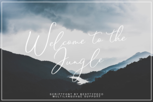 Welcome to the Jungle: A Fresh Script Font for Web Design