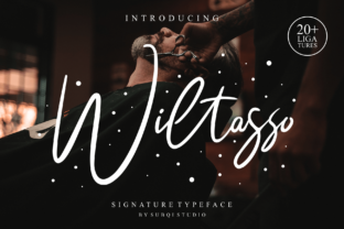Wiltasso: A Elegant Signature Typeface