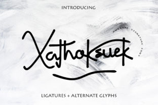 Xathoksuek: A Signature Font for Web Design