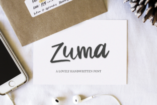 Zuma: A Handwritten Font for Web Design